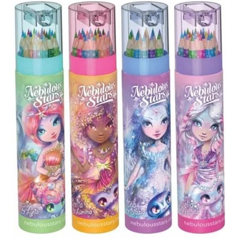 Tube À Crayons De Couleurs 2 En 1 Pour Coloriage (Modèle Aléatoire) - Multicolore