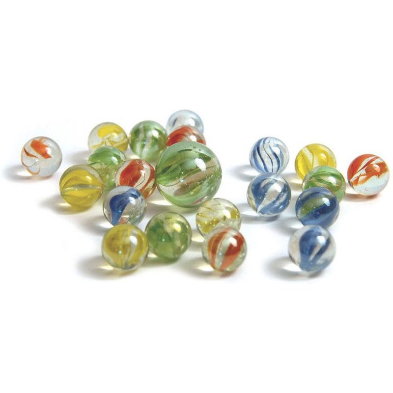 10x Filets De 20 Billes + 1 Calot - Couleur Aleatoire