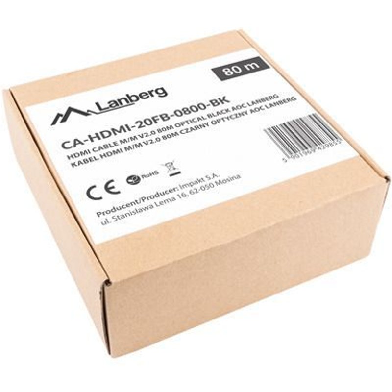 Câble HDMI Lanberg 80 m