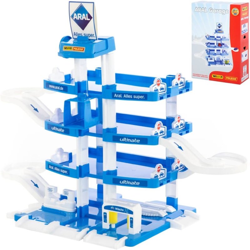 Polesie Wader Garage De Stationnement 4 Niveaux 80x38x61 Cm Pp