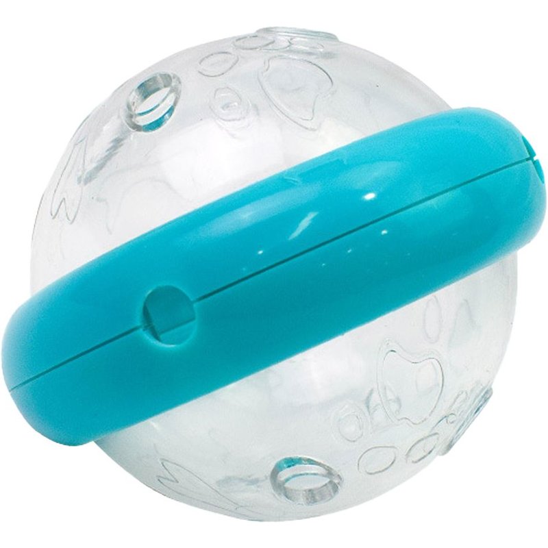 Balle De Friandises Pour Chiens Jouets Pour Chiens Balle À Alimentation Lente Pour Animaux De Compagnie Bleu