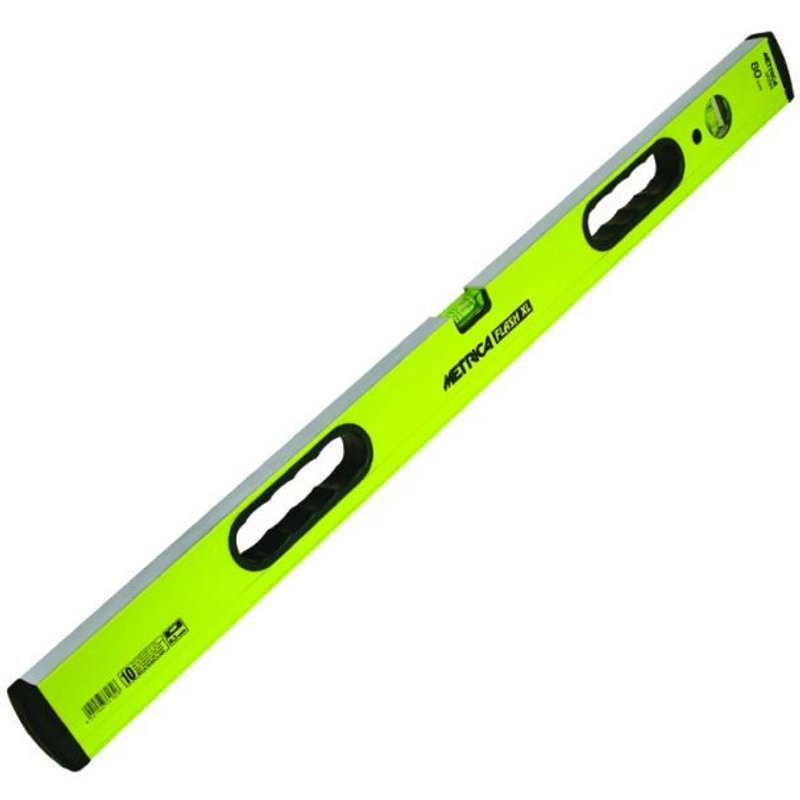 Niveau Flash XL 60 cm 2 fioles METRICA avec poignées - 33186