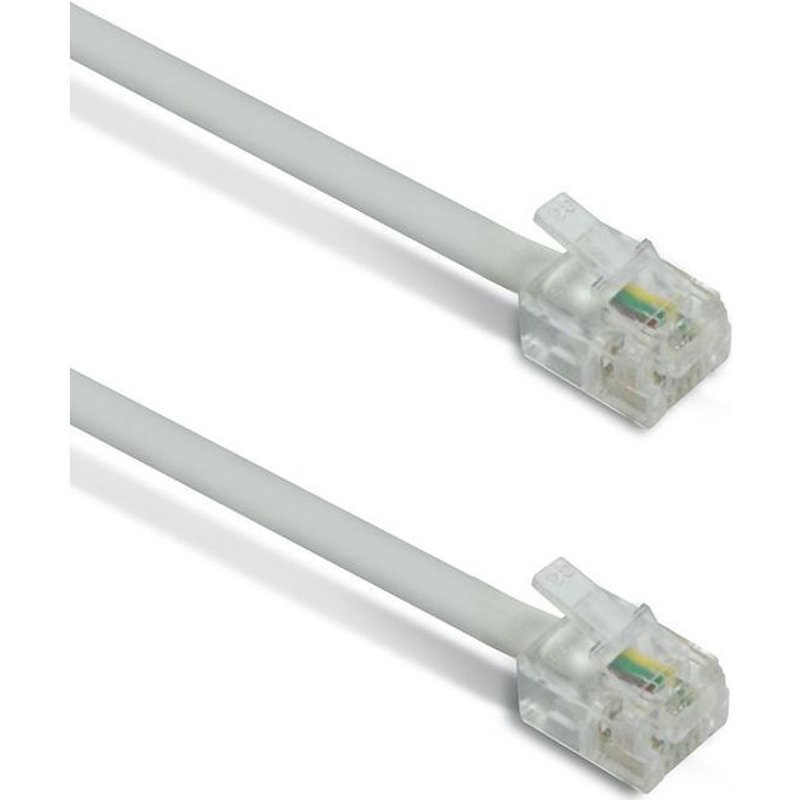 Câble téléphonique METRONIC Câble téléphonique RJ11 mâle/mâle