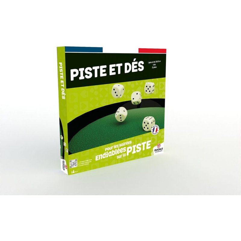 Jeu Traditionnel Piste 33 Cm, 5 Dés De Yam's, 21 Jetons - Sous Boite