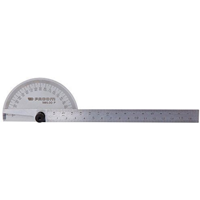 Rapporteur d'angle de mécanicien inox Facom SC.1885.00 170 mm