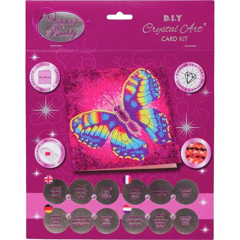 Crystal Art Set Créatif Papillon