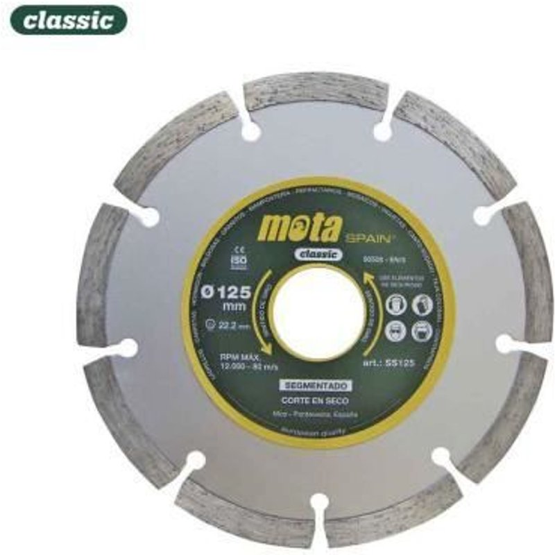 GENERIQUE - Disque Diamant Segmenté Laser Ø115mm Clp18 Ss115 Mota