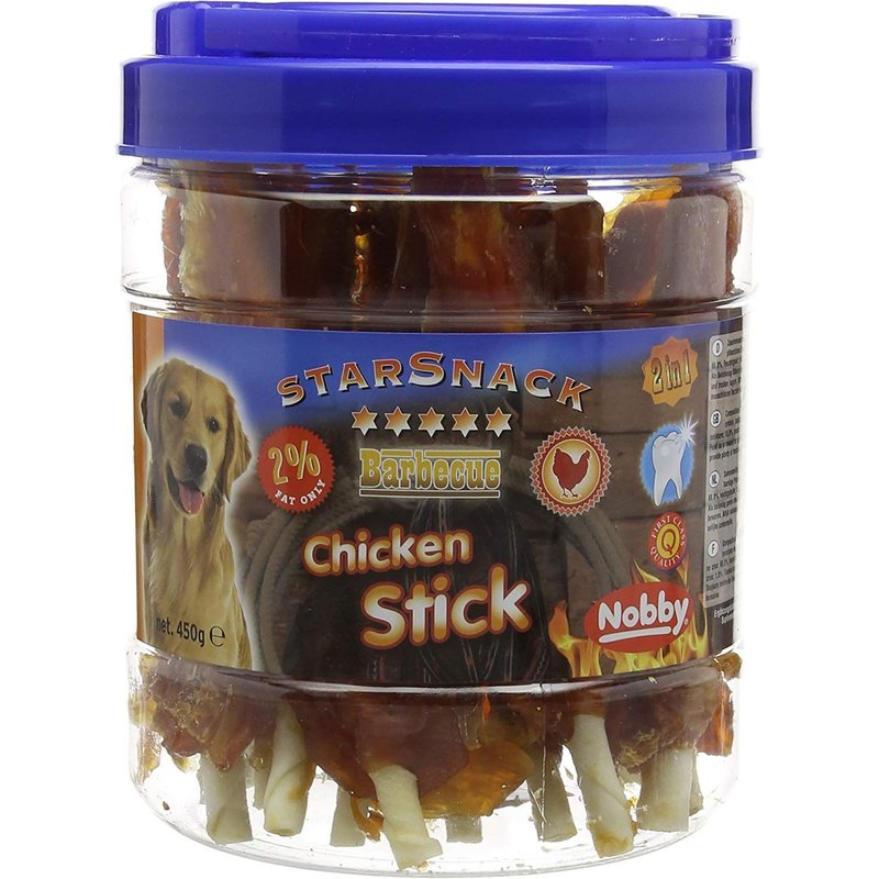Nobby Friandise Pour Chien Seau Poulet Filet Stick Enrobé 450 G