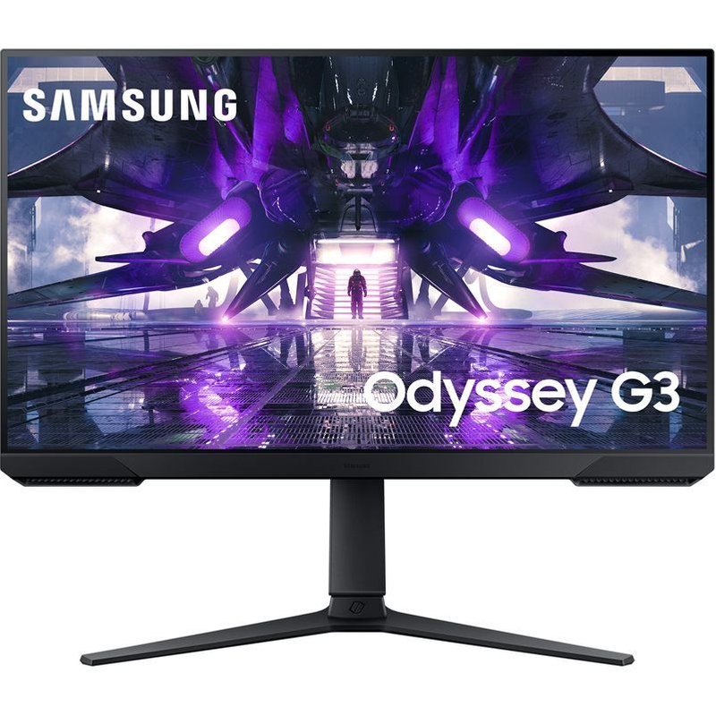 Samsung Odyssey G3 S27AG304NR - G30A Series - écran LED - jeux - 27" - 1920 x 1080 Full HD (1080p) @ 144 Hz - VA - 250 cd/m² - 3000:1 - 1 ms - HDMI, DisplayPort - noir