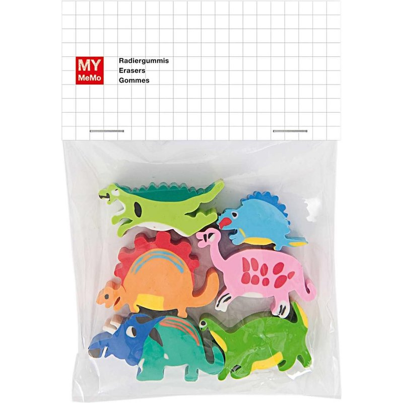 Sachet De Gommes Dinosaures