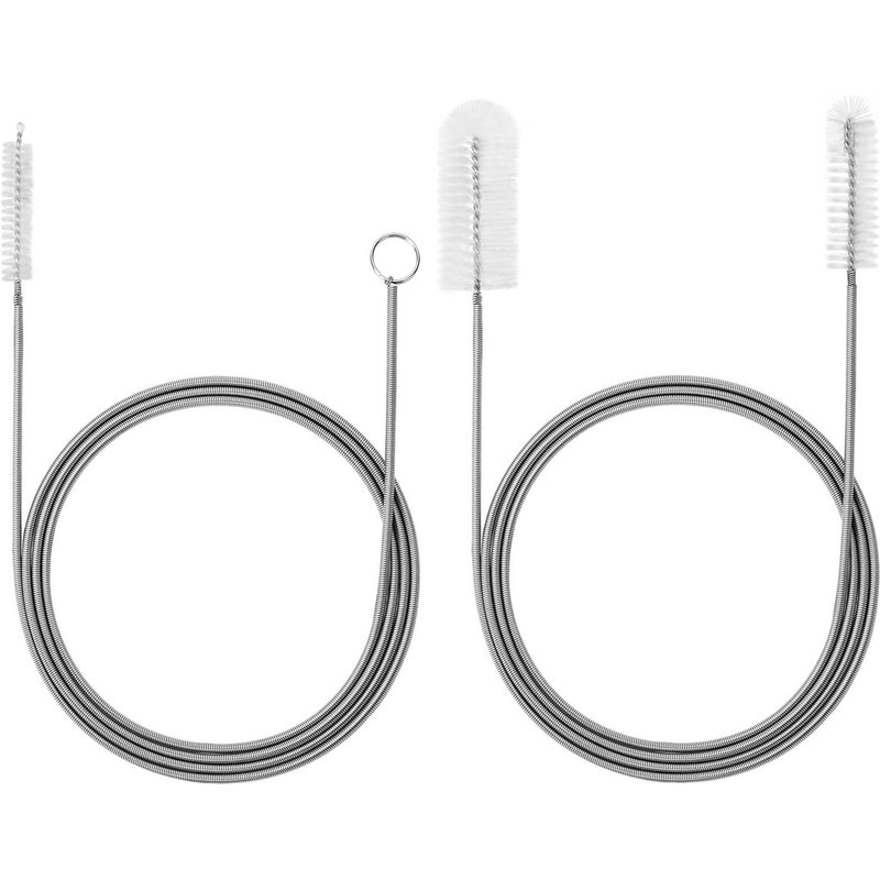 2 Pièces Brosse De Nettoyage Flexible, Tuyau Brosses De Nettoyage, Utilisée Pour Nettoyage Aquarium, Trou De Vidange De Réfrigérateur, Nettoyage D'évier, 155 Cm