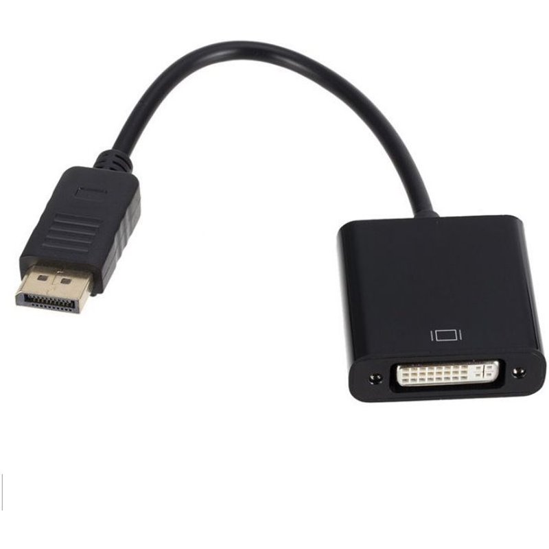Cable adaptateur Displayport vers DVI femelle DP vers DVI Cable adaptateur pour ordinateur DP vers DVI