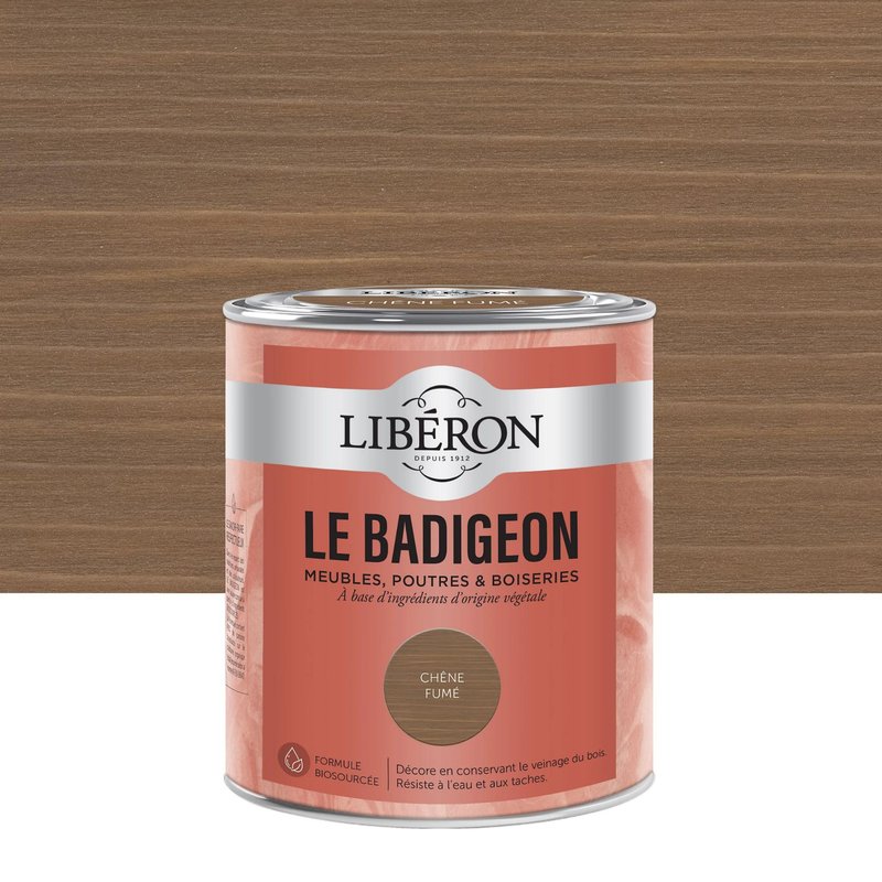 Badigeon meubles, poutres et boiseries Libéron chêne fumé 750ml