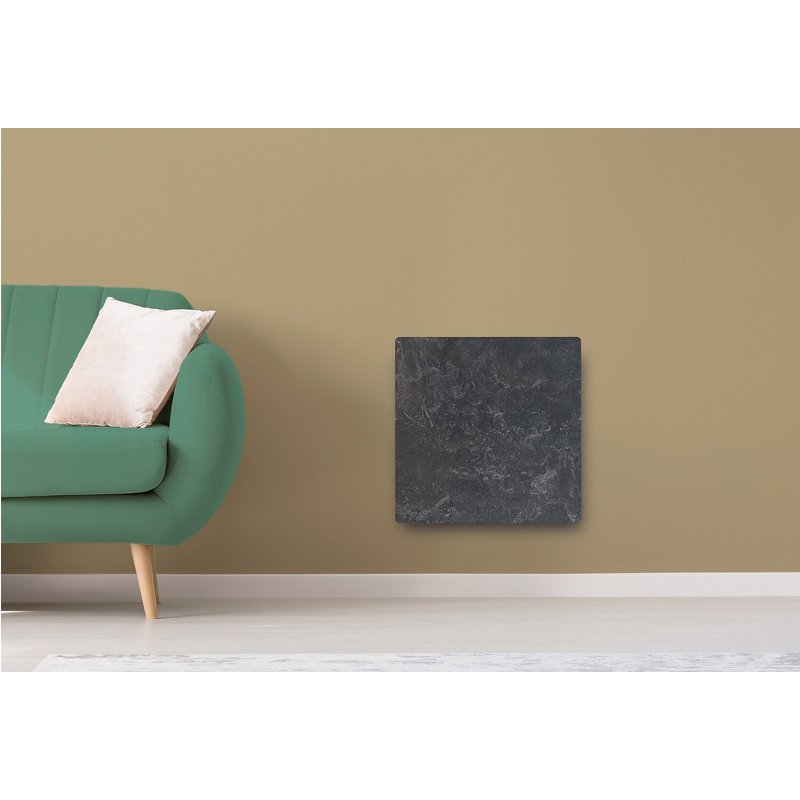 Radiateur électrique à inertie pierre Eternal Dual Kherr Smart Natura noir 1000W