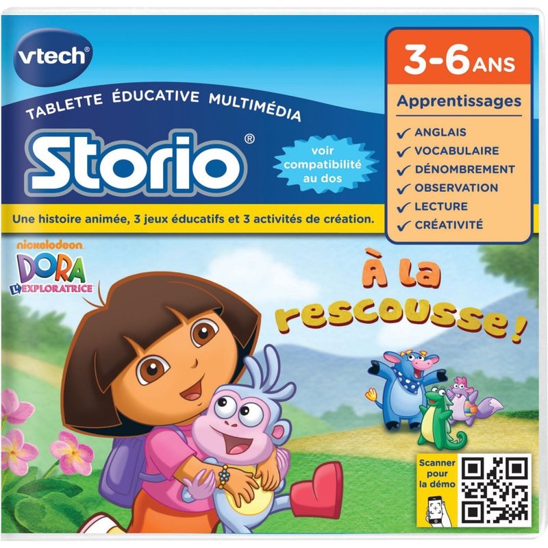 Dora L'exploratrice - Jeu Pour Storio 2 Et Storio 2 Baby
