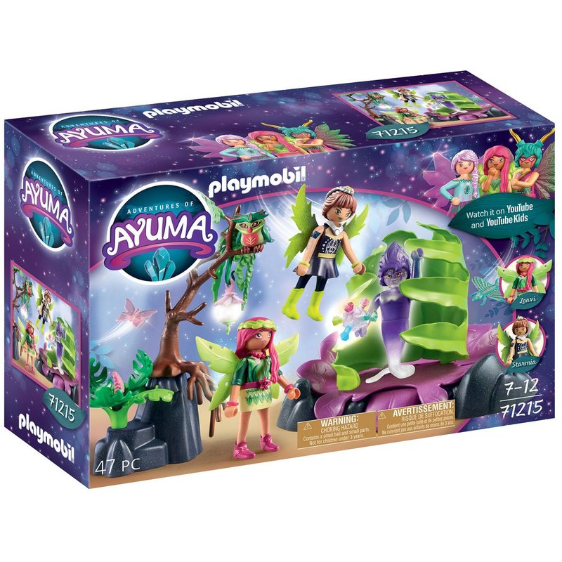 Playmobil Ayuma 71236 - Crystal Et Moon Fairy Avec Animaux