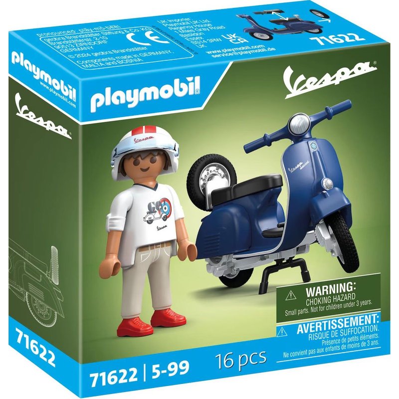 Playmobil Vespa 71622 - 1969 Vespa 150 Sprint Veloce, Bleu