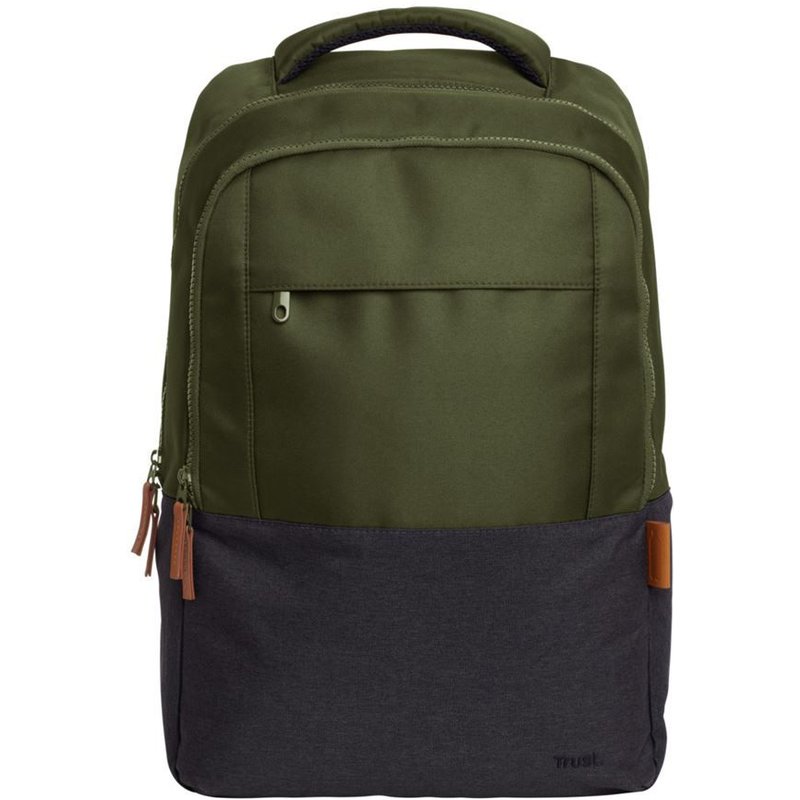 Trust Lisboa - Sac Ă dos pour ordinateur portable - chargement par le haut, durable - 16" - vert