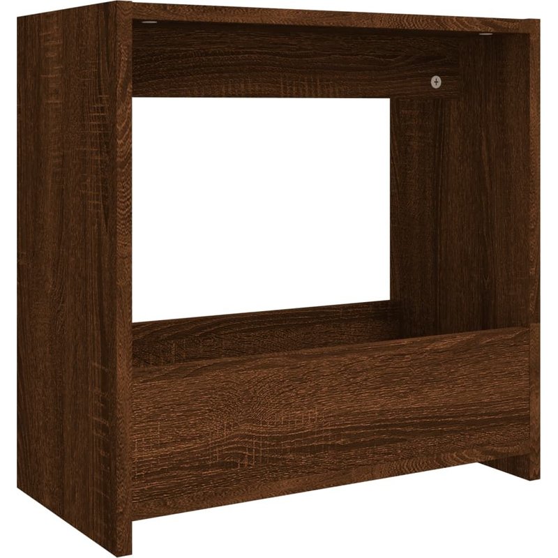 Vidaxl Table D'appoint Chêne Marron 50x26x50 Cm Bois D'ingénierie