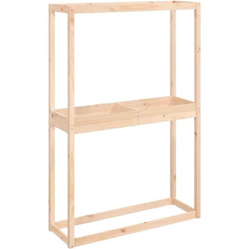 vidaXL Porte-pneus 120x40x180 cm Bois de pin massif