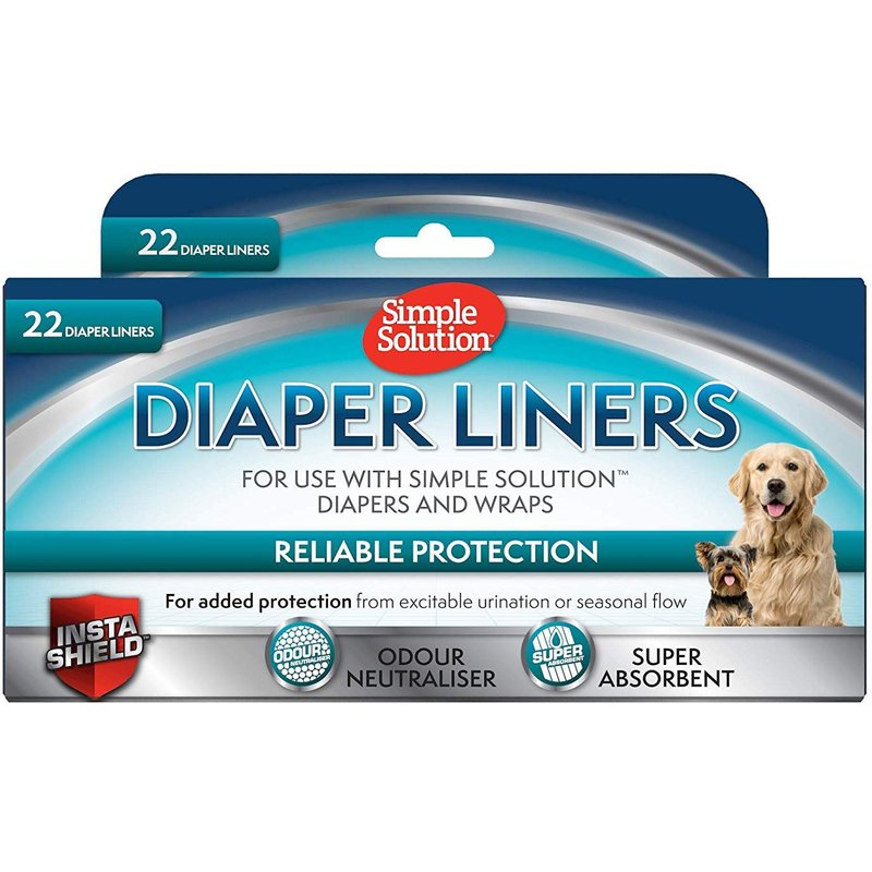 Simple Solution Couches Jetables Pour Chiens Femelles Ultra Absorbantes Paquet De 22