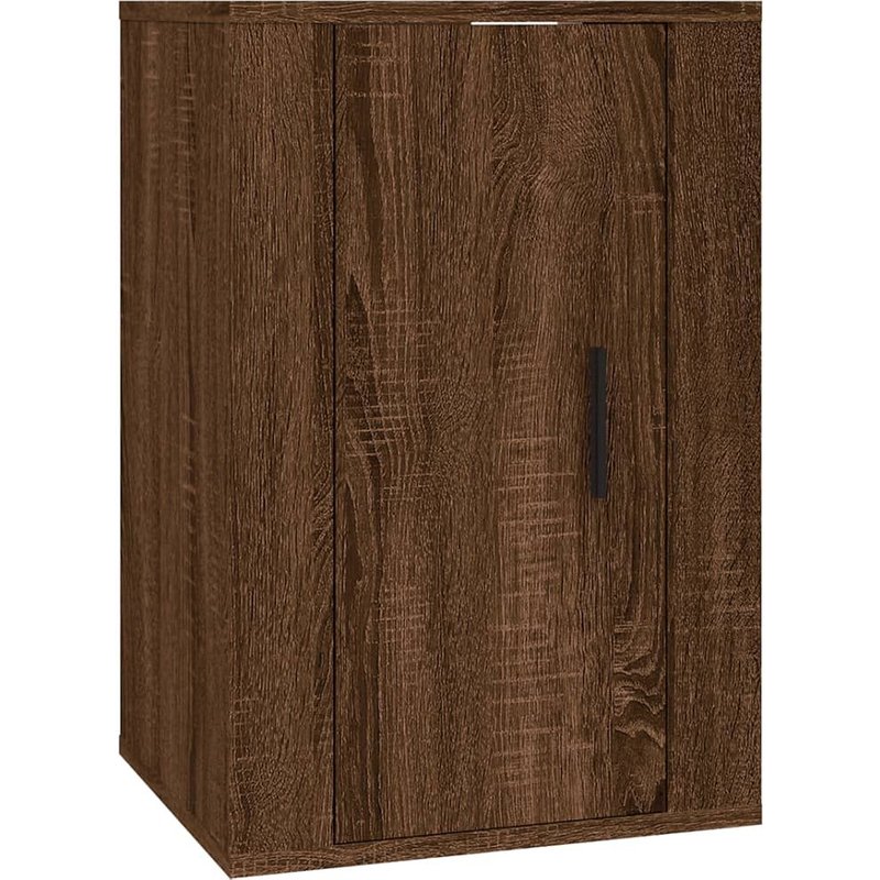 Vidaxl Meuble Tv Mural Chêne Marron 40x34,5x60 Cm