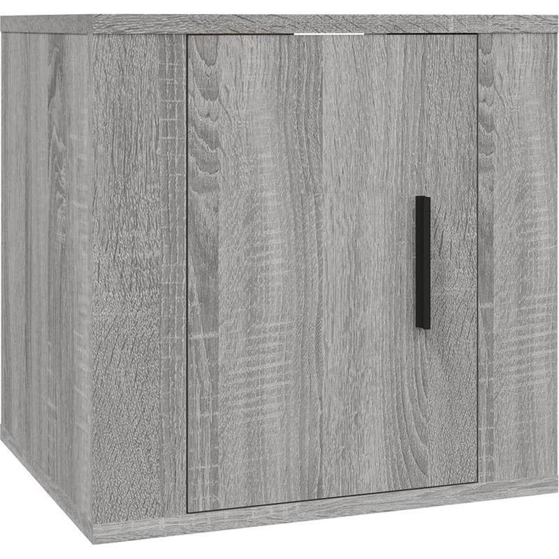 Vidaxl Meuble Tv Mural Sonoma Gris 40x34,5x40 Cm