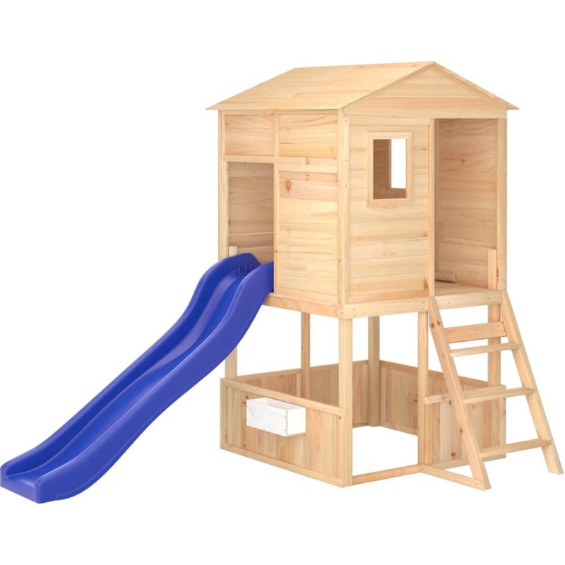 Vidaxl Aire De Jeu D'extérieur Bois Massif De Sapin