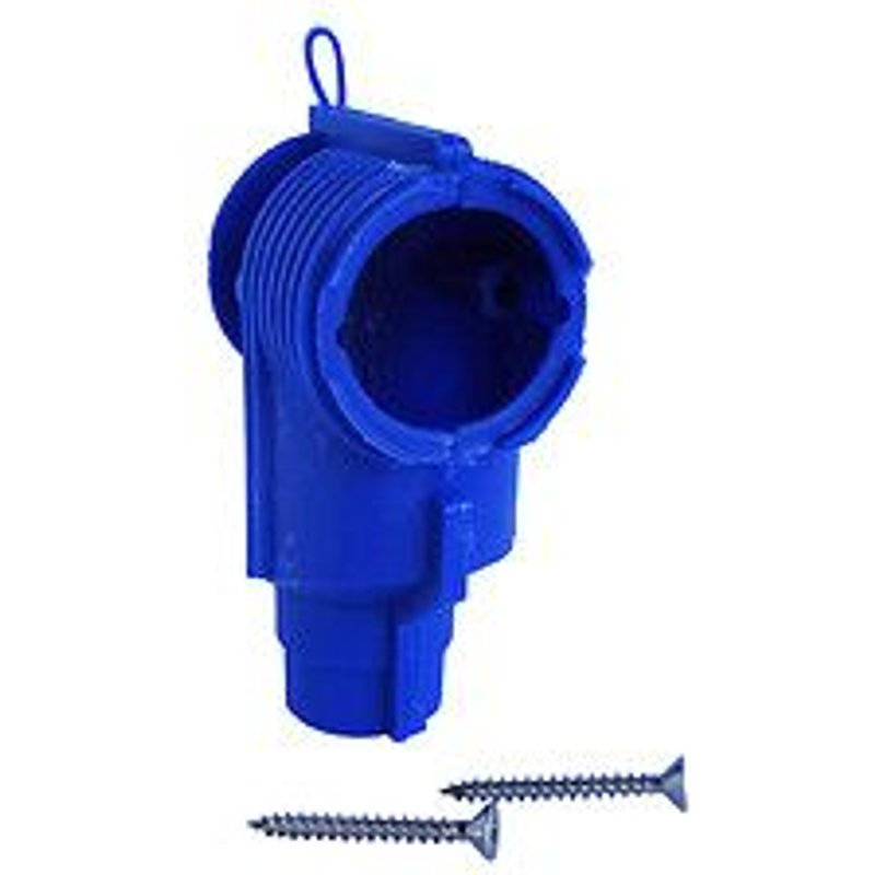 Coquille PVC nue pour raccord sanitaire