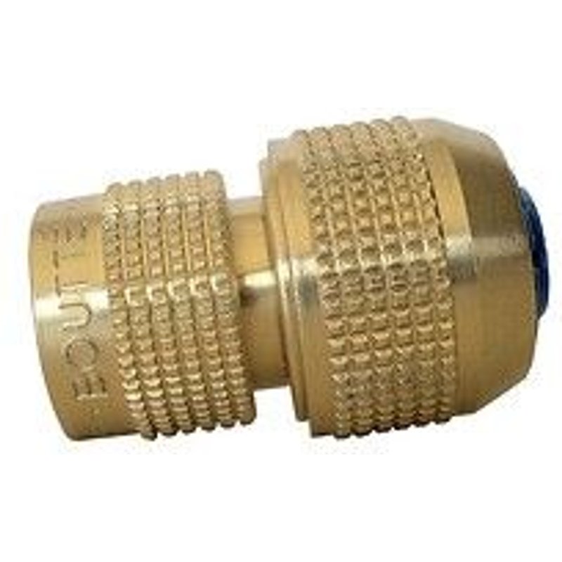 Raccord rapide bleu automatique laiton 6 billes ?19