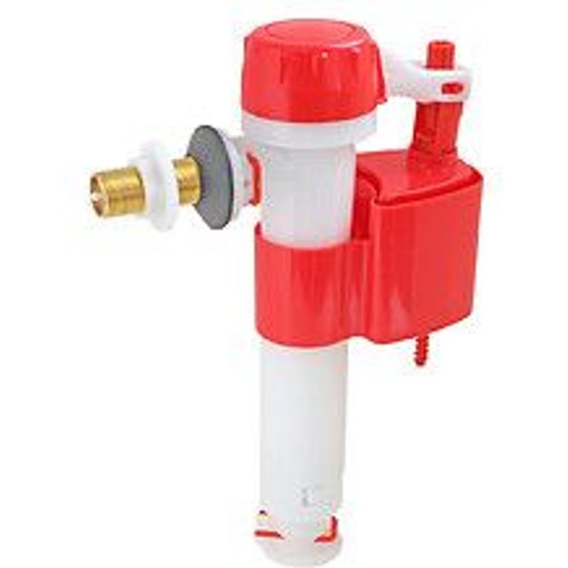 Robinet flotteur r?versible pour alimentation WC - Raccord laiton M12/17 (3/8)