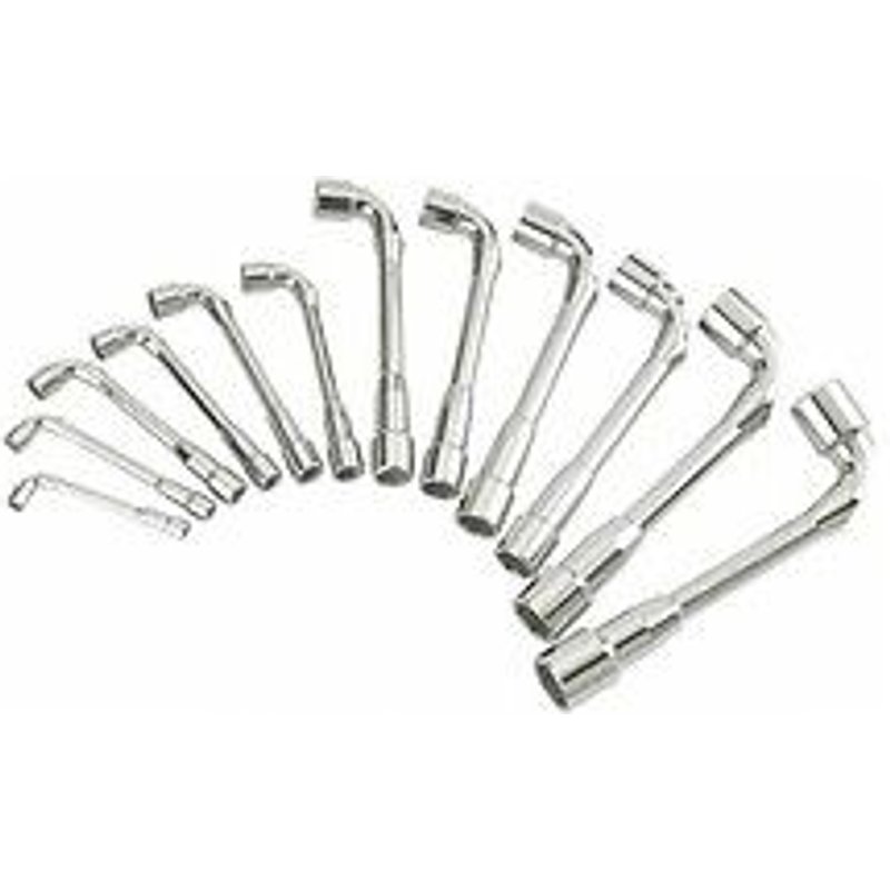 Jeu De 12 Clés à pipe débouchées 6/6 Pans