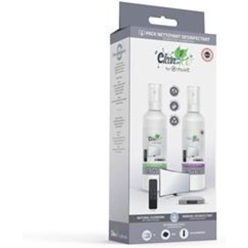 Clean 100 Spray Bundle Nettoyant Desinfectant Tv 250ml