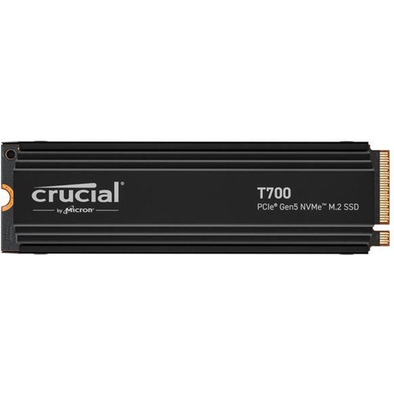 Crucial T700 - SSD - chiffré - 2 To - interne - M.2 - PCI Express 5.0 (NVMe) - TCG Opal Encryption 2.01