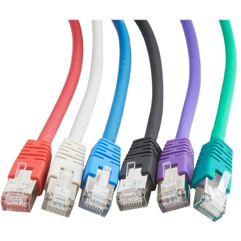 Cablexpert - Cordon de raccordement - RJ-45 (M) pour RJ-45 (M) - 1 m - SFTP - CAT 6a - sans halogène, moulé - gris