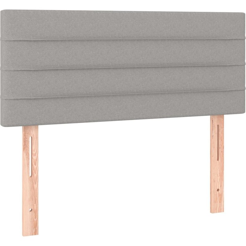 Vidaxl Tête De Lit Gris Clair 100x5x78/88 Cm Tissu