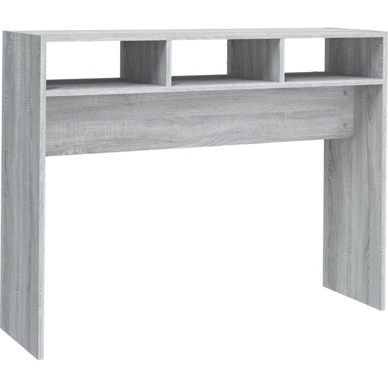 Vidaxl Table Console Sonoma Gris 105x30x80 Cm Bois D'ingénierie