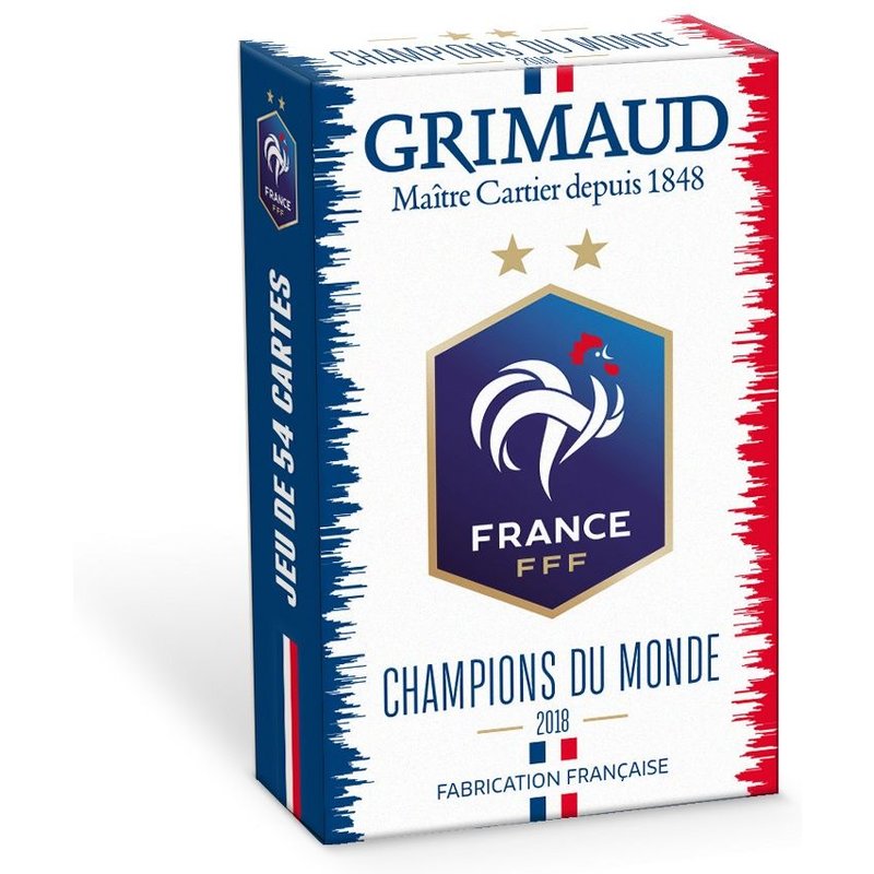 Cartes À Jouer Fff 2018 - 54c Champion Du Monde - Blister