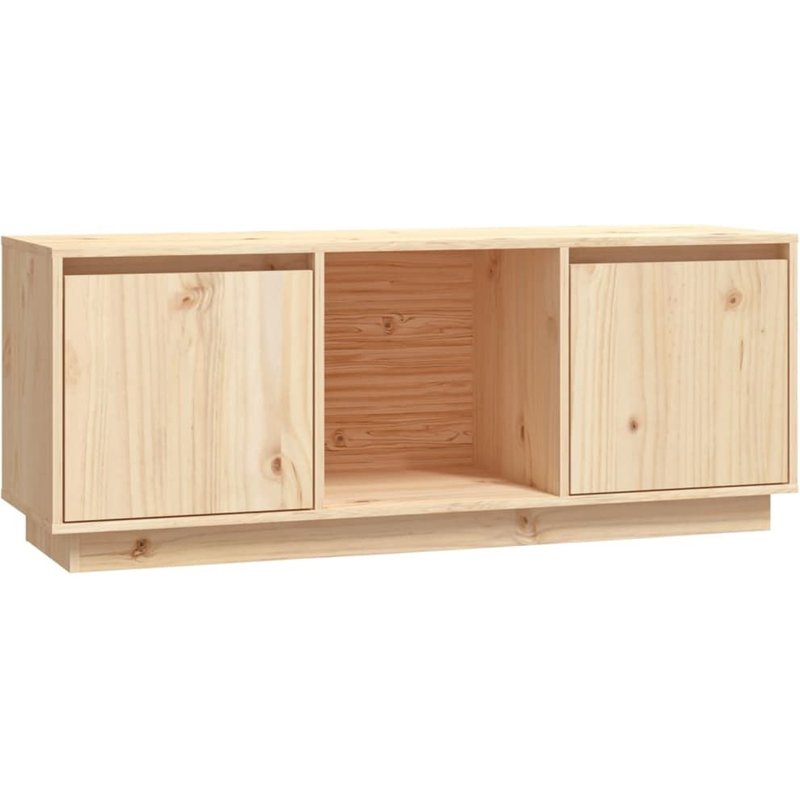 Vidaxl Meuble Tv 110,5x35x44 Cm Bois De Pin Massif