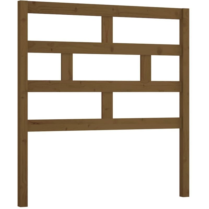 Vidaxl Tête De Lit Marron Miel 96x4x100 Cm Bois Massif De Pin
