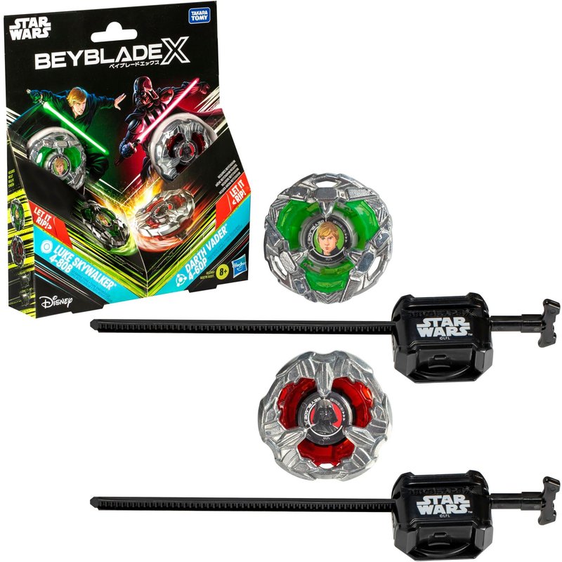 Beyblade X et Star Wars Collab Luke Skywalker 4-80B vs. Darth Vader 4-60B