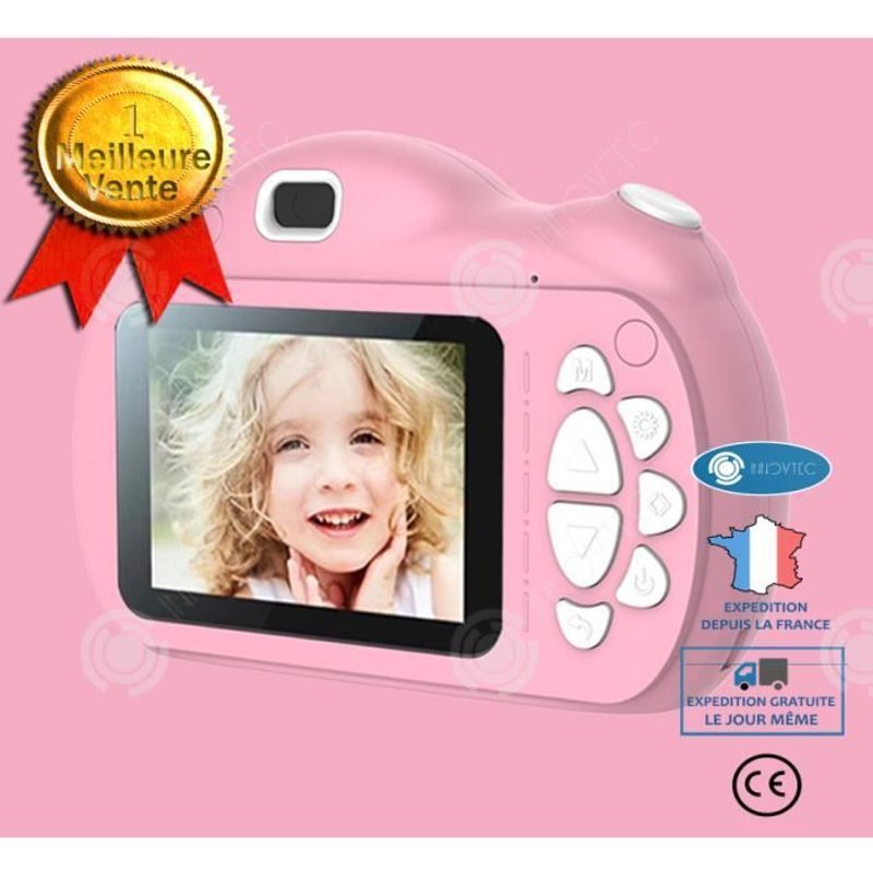 Inn Caméra Pour Enfants À Écran Tactile 1080p Hd Double Caméra 1800w Pixel Caméra Cadeau Du Nouvel An Petit Slr C7 Pour Enfants