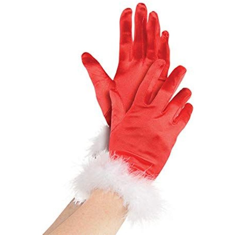 Amscan Mme Clause Gants Rouges