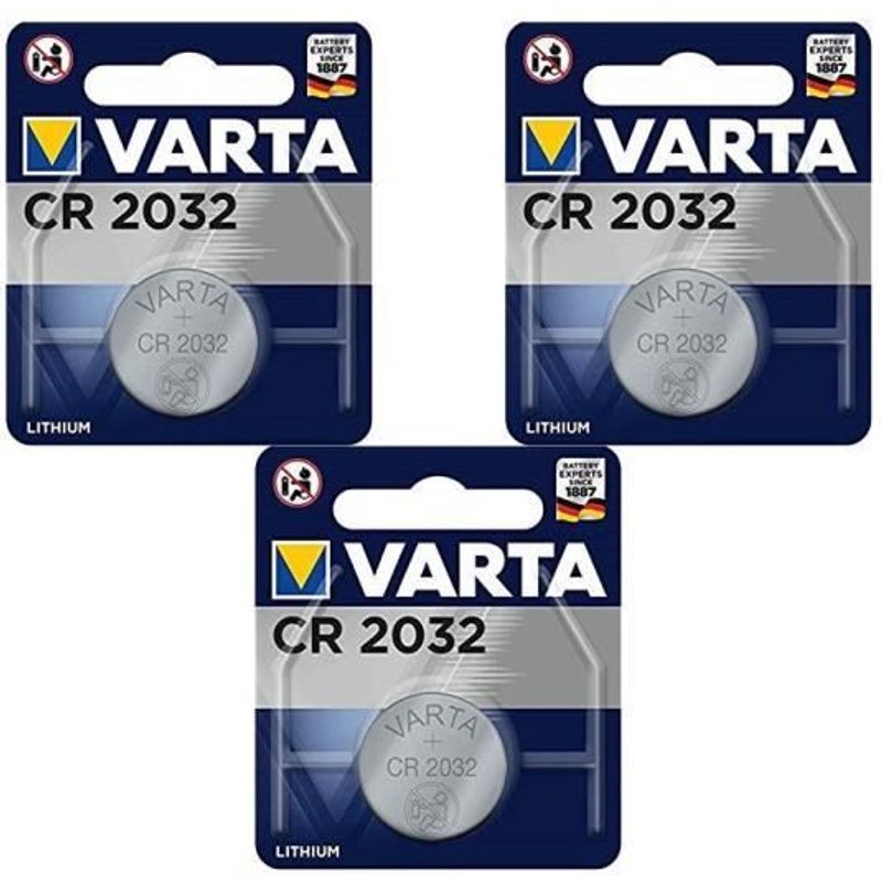 3 piles Varta CR2032 -