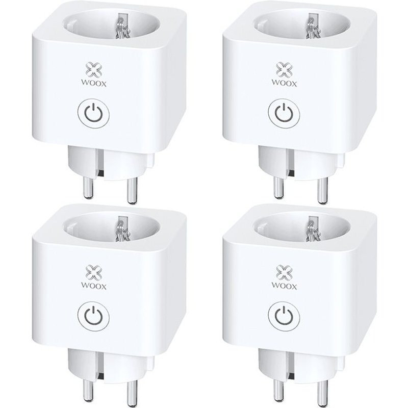 Prise intelligente UE Schuko avec surveillance de l'énergie R6113-4pack