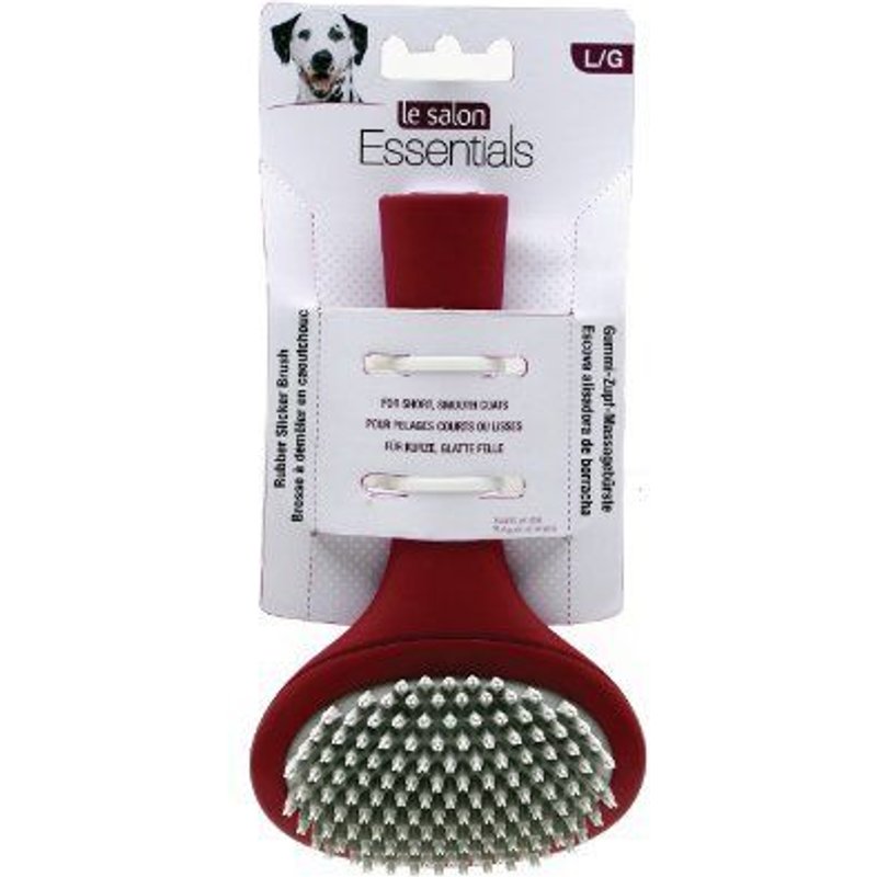 Lesalon 91205 Brosse À Démêler En Caoutchouc Pour Chien À Pelage Court Ou Lisse