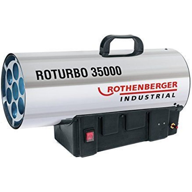 Rothenberger 1500000363 ROTURBO35000 Canon Ă chaleur au gaz avec structure en acier inoxydable
