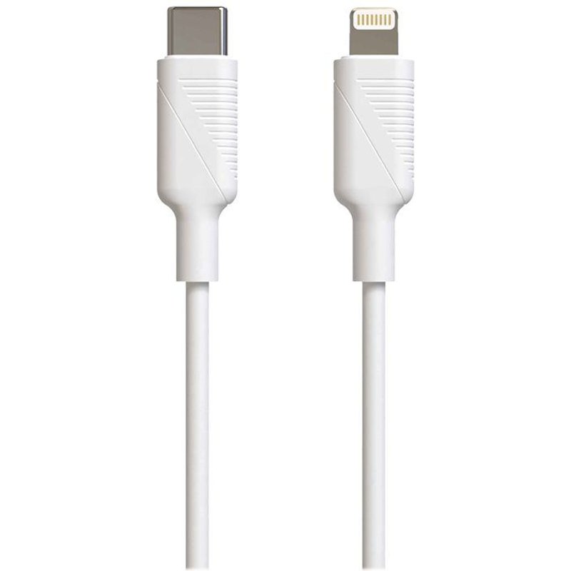 MUVIT - Câble Lightning - Lightning mâle pour 24 pin USB-C mâle - 1.2 m - blanc