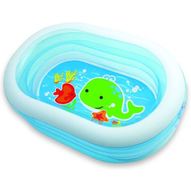 Jeu De Plein Air - Petite Piscine Ovale Baleine Intex