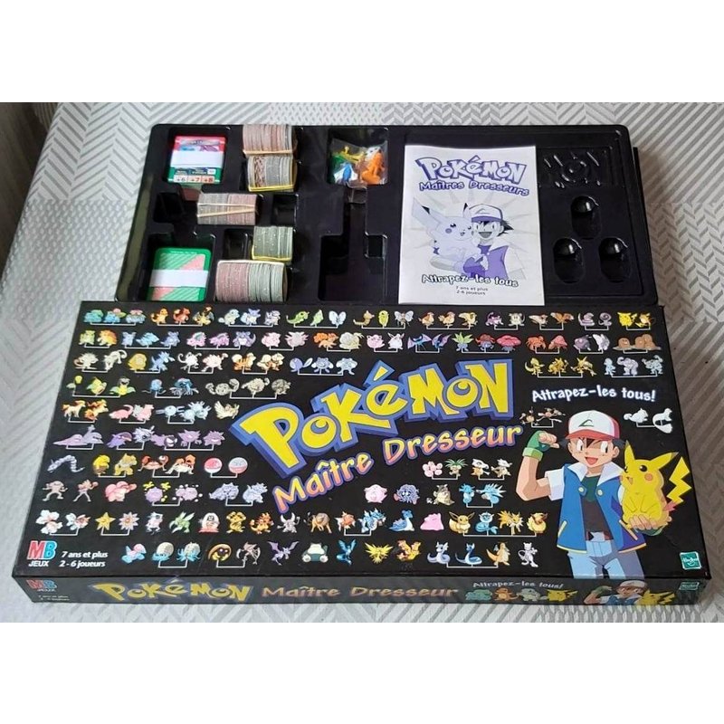 Pokémon- Maitre Dresseur - Attrapez Les Tous - Jeux De Société Mb Jeux
